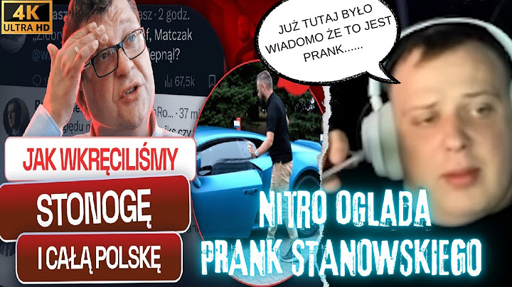 NITRO OGLĄDA - STANOWSKI OŚMIESZYŁ STONOGĘ, DZIENNIKARZY I POLITYKÓW. KULISY *PRANK ROKU?* 2/2