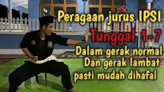 🔴PERAGAAN SENI JURUS IPSI TUNGGAL 1-7 ‼️DALAM GERAK NORMAL DAN GERAK LAMBAT‼️AGUNK WHAE PSHT‼️