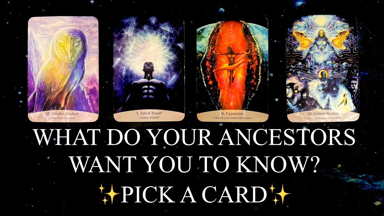PICK A CARD | 🪷WHAT DO YOUR ANCESTORS WANT YOU TO KNOW RIGHT NOW?✨