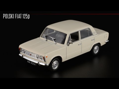 Итальянский. Польский. Югославский. Polski FIAT 125p 1968 • Kultowe Auta PRL-u 12 • Масштаб 1:43