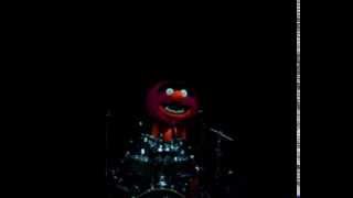 Animal muppet plays drums - the rock of travolta