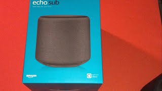 Amazon Echo Sub Unboxing
