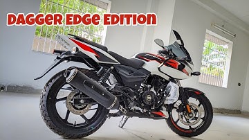 Bajaj Pulsar 220F Dagger Edge Edition 2021! Moon White colour!