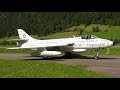 Hawker Hunter ✈ Papyrus Hunter ✈ in Action at St. Stephan Mountain-Airfield