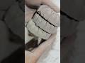 Triple Decker Silky Gray Flowers Stacked Crush | #asmr #satisfying #crunchycrumbles #oddlysatisfying