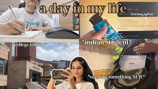A Day in My Life as a College Student in INDIA 🇮🇳 | Studying, College & Learning Python