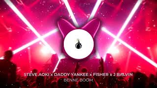 J Balvin x FISHER x Steve Aoki x Daddy Yankee (BENNE BOOM Mashup) - Boneless vs Mi Gente vs Azukita Resimi