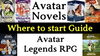 Avatar Novels + Avatar Legends RPG - Where to start Guide (2024)