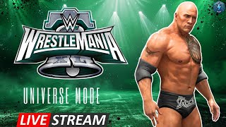 WWE 2k24: WrestleMania XL Full Match Card Playthrough - Universe Mode | Simulations + Predictions