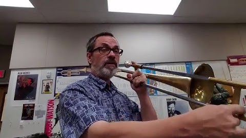 Trombone Db (D Flat) Major Scale