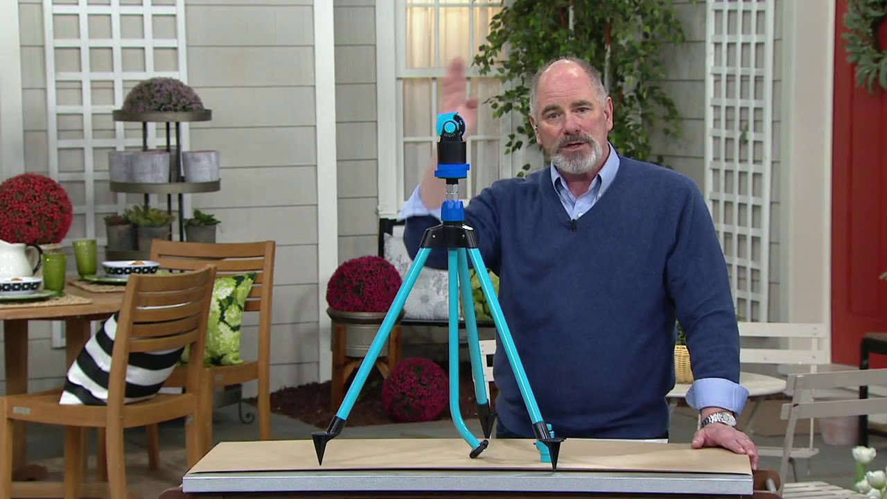 Aqua Joe 360 Degree Tripod Sprinkler and Mister on QVC YouTube