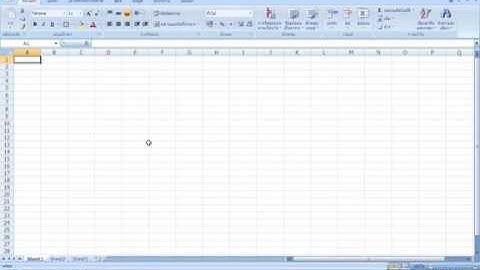 การสร้างตารางจากโปรแกรม  Microsoft  excel