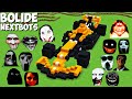 SURVIVAL GIANT BOLIDE CAR BASE JEFF THE KILLER and SCARY NEXTBOTS in Minecraft Gameplay Coffin Meme