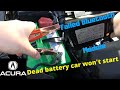 Acura dead battery drain fix car wont start Bluetooth module fix replacement TL, MDX, RL