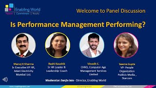 Panel Discussion (Webinar) : Is Performance Management Performing?