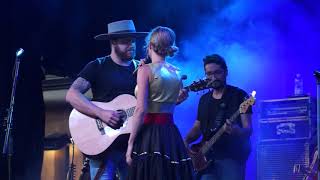 Video thumbnail of "Brigitte Boisjoli et Matt Lang, chante shallow au Pic-nic en musique à St-Hippolyte, 10-08-19."