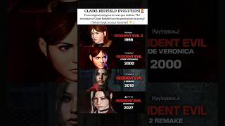CLAIRE REDFIELD’S EVOLUTION IS ABSOLUTELY UNREAL! 👩🦰🔥 #residentevil #gamingcommunity #gamelife