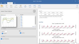 Latent class cluster analysis with free software Jamovi