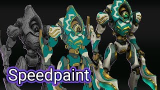 [Concept Art] Turquoise Mech (Vanagloria Galaxy)
