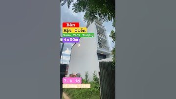 Bán Nhà Mặt Tiền Xuân Thới Thượng 4/ Phan Văn Hớn , Hóc Môn