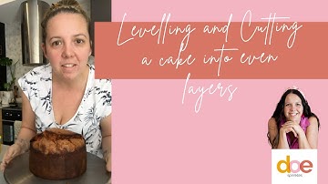 Levelling and Cutting a cake into even layers (How to...)