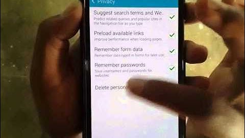 How to Clear Browsing History on Samsung Galaxy S5