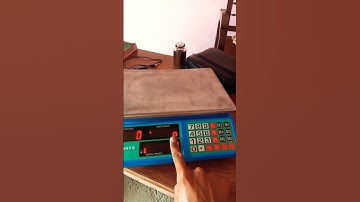 Acs weight scale unit price adjustment #weighingscale #35kg #loadcell #calibration