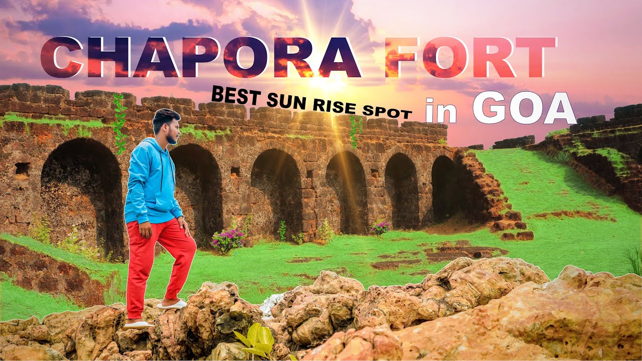 Chapora Fort In Goa Best Sun Rise Spot Drone View 360 View chapora-fort-in-goa-best-sun-rise-spot-drone-view-360-view