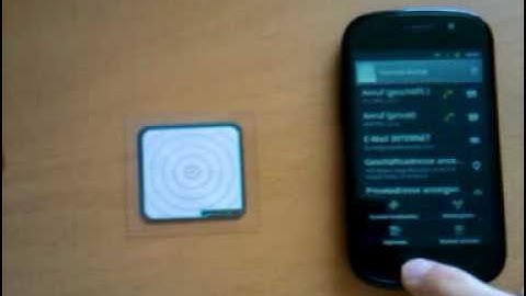 V-Card2Nav Android App Demo with NFC