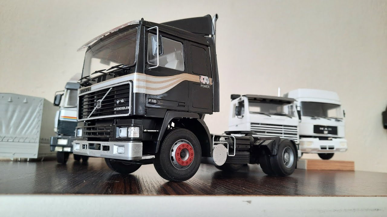Kit Modélisme Italeri Volvo F16 Avec Pont Élévateur - Échelle 1:24 - Construction Plastique