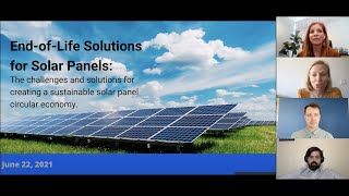 Clean Energy Network Spotlight: End of Life Solutions for Solar Panels