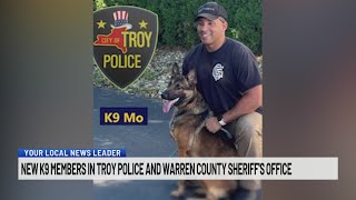 Full New K-9 members in Troy PD and Warren Co. Sheriff's Office Guide