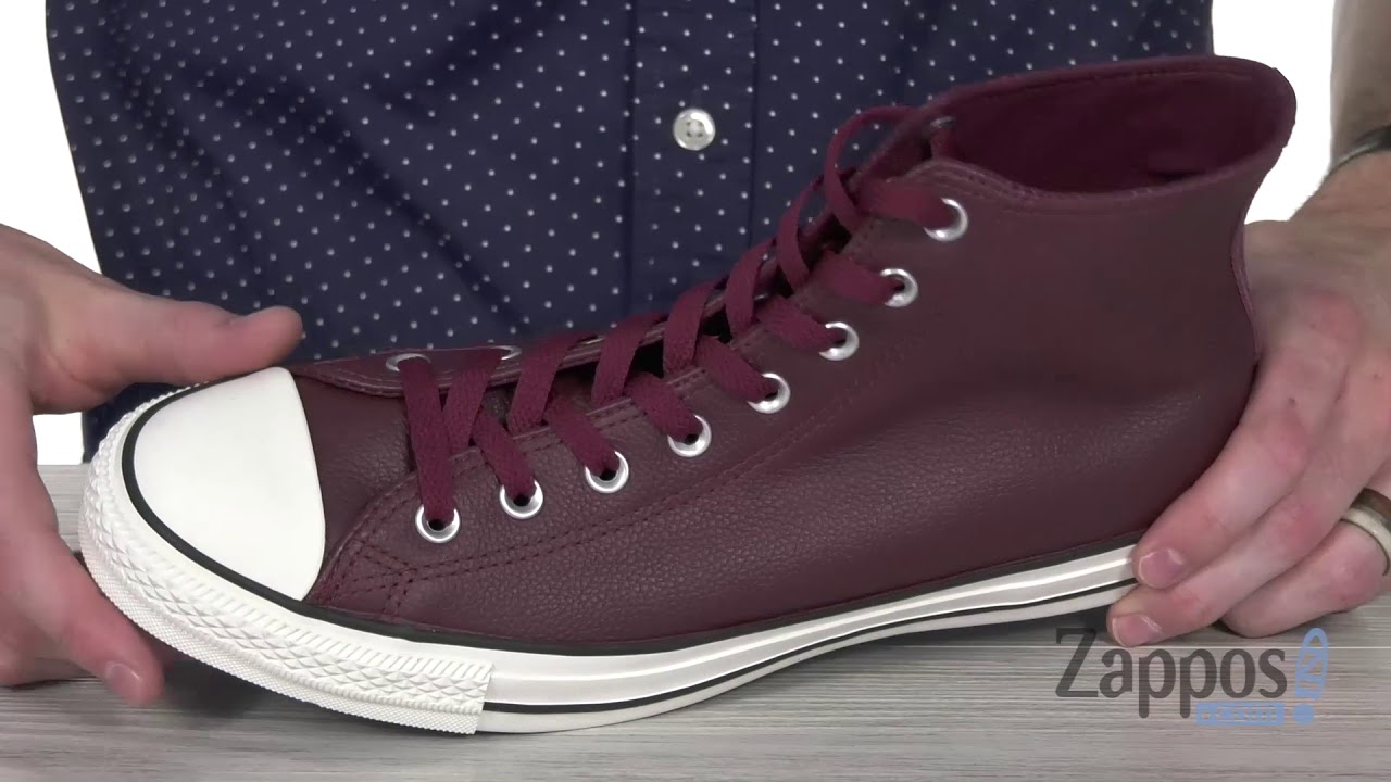 converse all star leather maroon