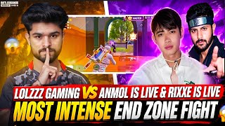 LOLZZZ GAMING VS ANMOL IS LIVE & RIXXE IS LIVE FIGHT| Lolzzz Gaming vs Streamer 😱 screenshot 4