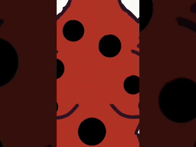Tickling ladybug animation 🐞👣😂#Shorts class=