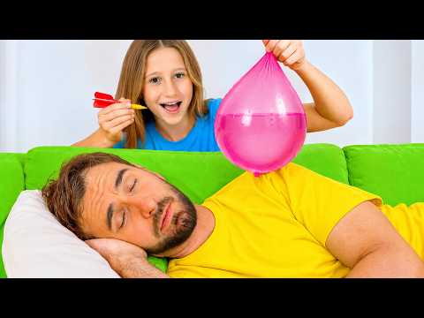 VNM 695 Nastya and a Funny DAY with family