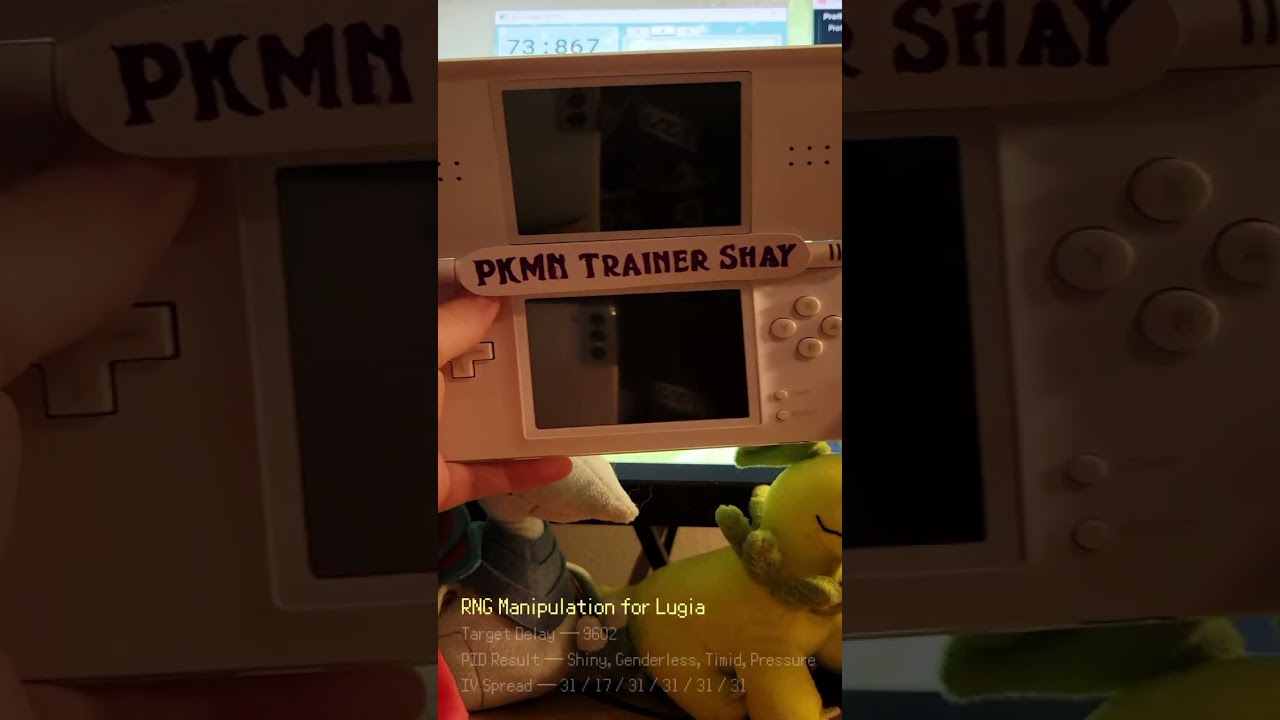 [Pokémon SoulSilver] RNG (Stationary) - Shiny Timid Lugia (31/17/31/31/31/31)