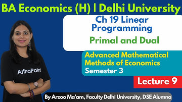 2024🎓| Ch 19 Linear Programming | Sem 3 Advanced MME | BA(H) Economics | Sydsaeter & Hammond