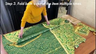 How to Fold Greek Style Vestment (Orthodox Clergy Club)
