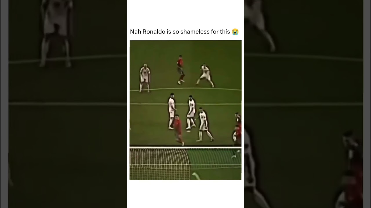 Ronaldo is shameless for this 💀🤙 