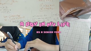 A DAY IN MY LIFE [AS A SENIOR YEAR] | Leesyaaaa