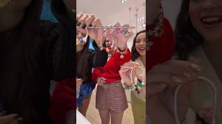 Make @TheOfficialPandora friendship bracelets with us! 💖🎀 #ShotForPandora #CharmStories #Pandora