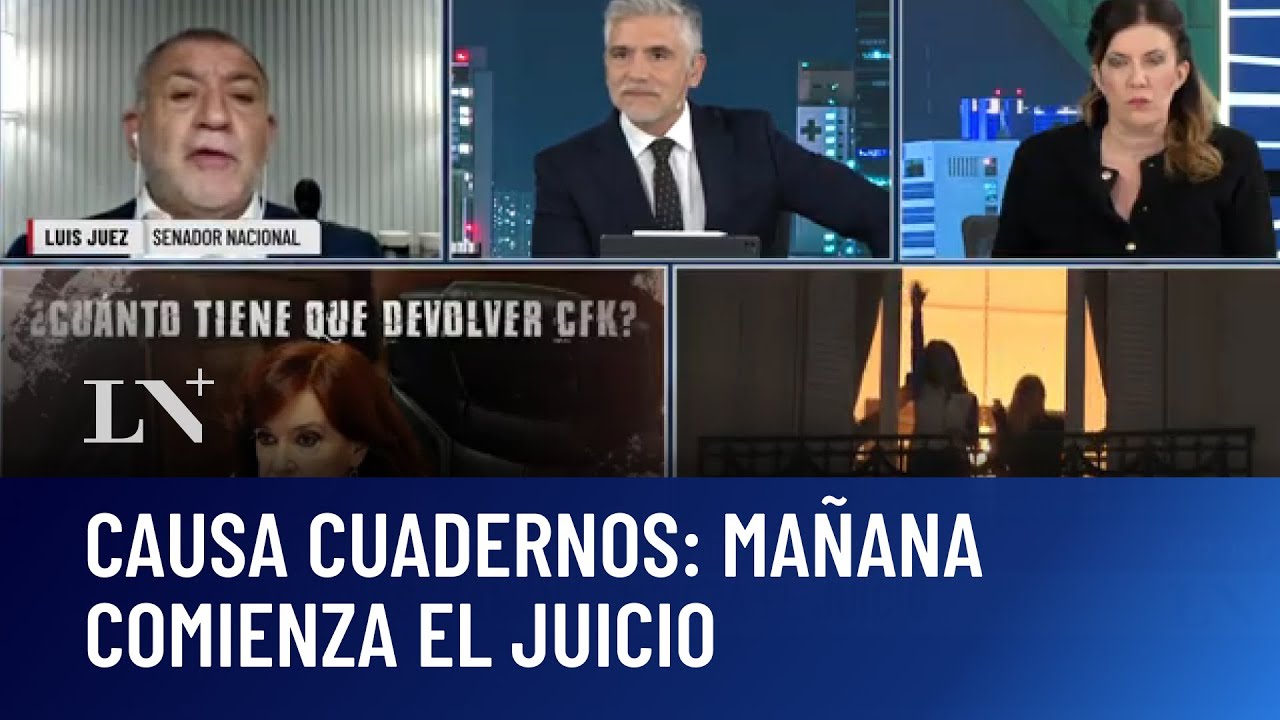 Cuadernos: mañana, primera audiencia en la causa contra Cristina Kirchner