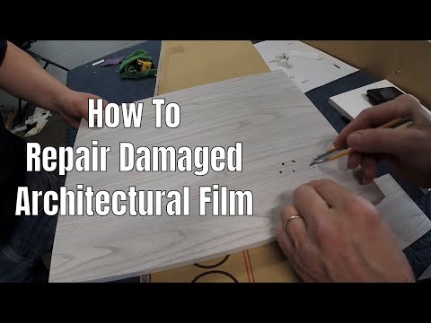 Repairing damaged Architectural Films Di-Noc