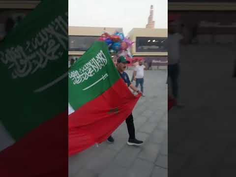 أعلام الدول العربية مجتمعة فى كأس العالم قطر