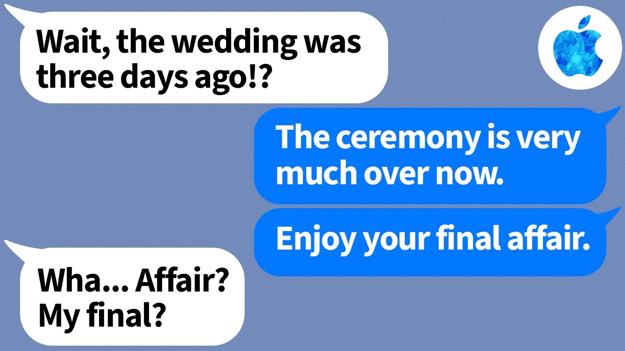 【Apple】Just before my sister-in-law's wedding, my husband runs off to Hawaii