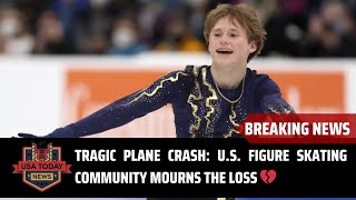 Tragic Plane Crash: U.S. Figure Skating Community Mourns the Loss 💔 । USA TODAY NEWS