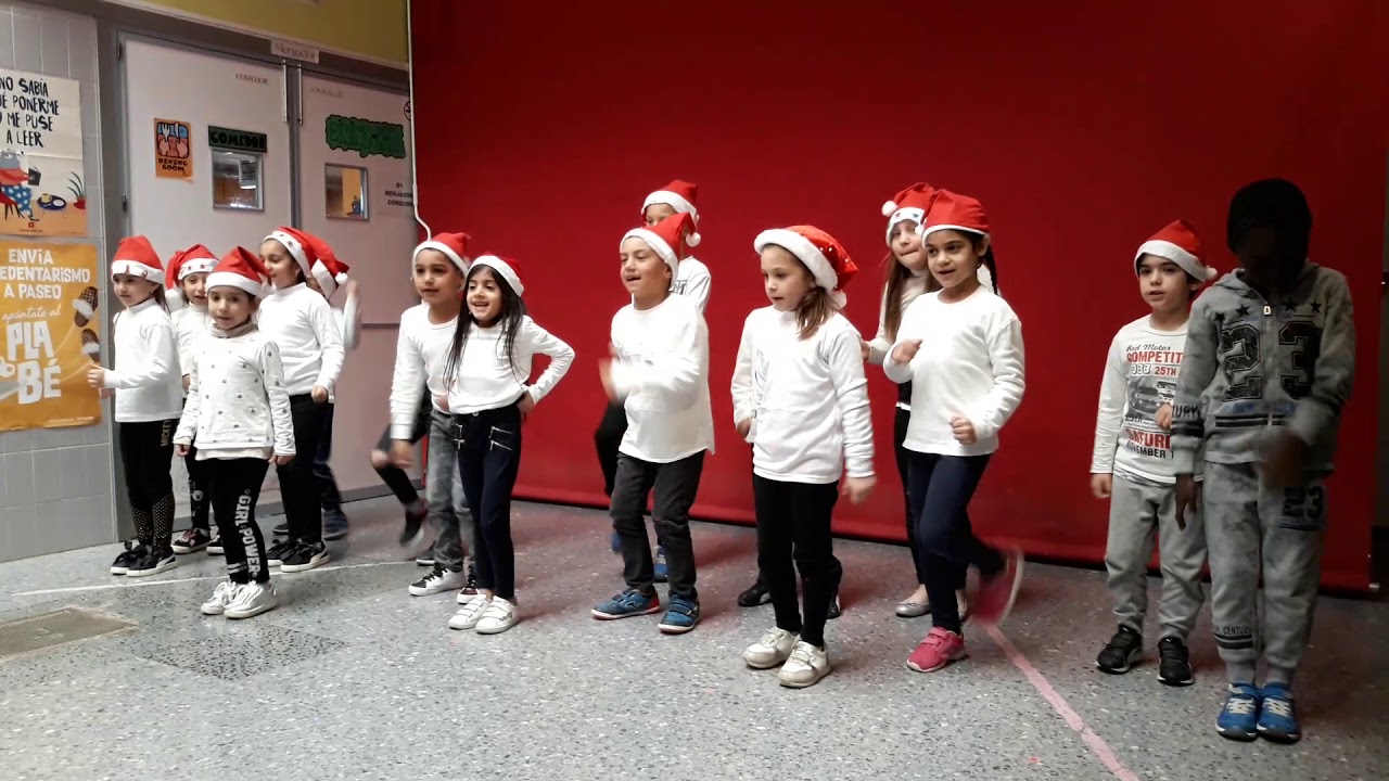 Actuacion 1º primaria Juan XXIII Navidad 2018