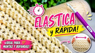 No te imaginas las cosas hermosas que puedes tejer con este patrón de crochet. Una bufanda o chal. 