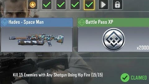 Call Of Duty Mobile Kill 15 Enemies with Any Shotgun Using Hip Fire Task Complete